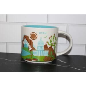 Starbucks UTAH State You Are Here YAH Collection 14 Oz Coffee Mug Cup